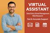be your reliable virtual assistant for admin, data entry and customer support