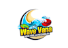design artwork classic logo for new wave pool park