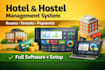 do  a full hostel management software with dashboard