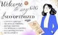 write SEO optimized technical writing and report editing