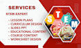 create engaging lesson plans and curriculum stem expert all level