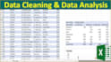 clean raw data in excel or google sheets