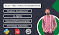 build ai automation, agents, chatbots, email bots, integrations