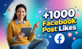 increase facebook post likes organically