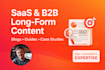 write high quality saas and b2b long form content