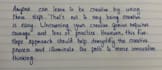 write anything with my beautiful handwriting