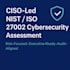 perform ciso led nist or iso 27002 cybersecurity assessment