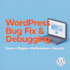 fix wordpress errors, bugs, issues, and debug your website