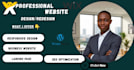 design carrd website, landing page, design and redesign, wix website
