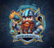 do a dwarf mascot logo with t shirt design