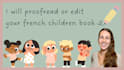 proofread or edit your french children book