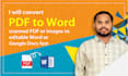 convert pdf to word, scanned image to word or google docs
