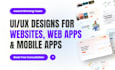 design premium saas dashboard and web app UI UX
