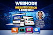 redesign, design professional and responsive business webnode website