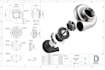 create industrial product design with 3d cad modeling, prototype step stl files