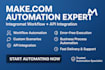 fix make integromat automation expert make com workflow API integration made com