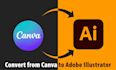 convert files from canva to illustrator