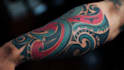 custom an abstract black tattoo design