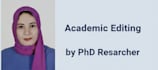 edit and proofread academic and scientific documents