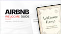 design a custom professional airbnb welcome guide