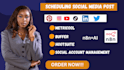 schedule and automate social media posts using buffer hootsuite and metricool