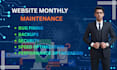 do website monthly maintenance, bug fix, speed, and security