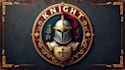 design high quality knight helmet logo