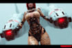 create retro mecha or scifi gundam art