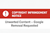 remove negative unwanted content under dmca