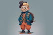 design custom game characters with weapons, outfits