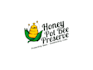 design a creative honey bee mascot logo