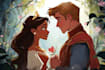 custom disney couple character art