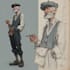 character concept art and character design