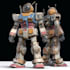 create futuristic sci fi robot character art