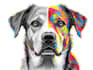draw pop art dog cat pet potrait