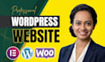 design, redesign wordpress website, or develop an ecommerce online store