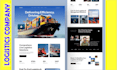 courier website, freight,  logistics, booking autogenerated, shipment tracking