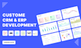 develop custom CRM or erp solutions for your business