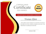 design professional achievement and award certificates