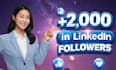 linkedin followers growth service for profiles and company pages