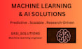 professionally be your expert ai and ml engineer