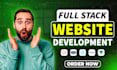be a full stack web developer using PHP laravel and react js