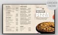 design animated static tv screen menu board digital menu restaurant food flyer