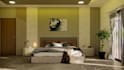 remodel modern bedroom interior design,kitchen spacefurniture layout, cgi render