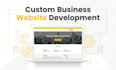 build a custom business website fast and secure