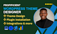 design wordpress themes using astra, oceanwp, kadence, hello elementor, or neve