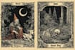 do a medieval woodcut gothic etching illustration
