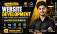 build rebuild full stack website as mern stack , frontend backend next js dev