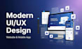 design modern user focused website and mobile app uiux