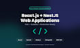 build a full stack web app with react js and nestjs